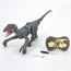 Remote Control Dinosaur Velociraptor With LED Lights (Gray)